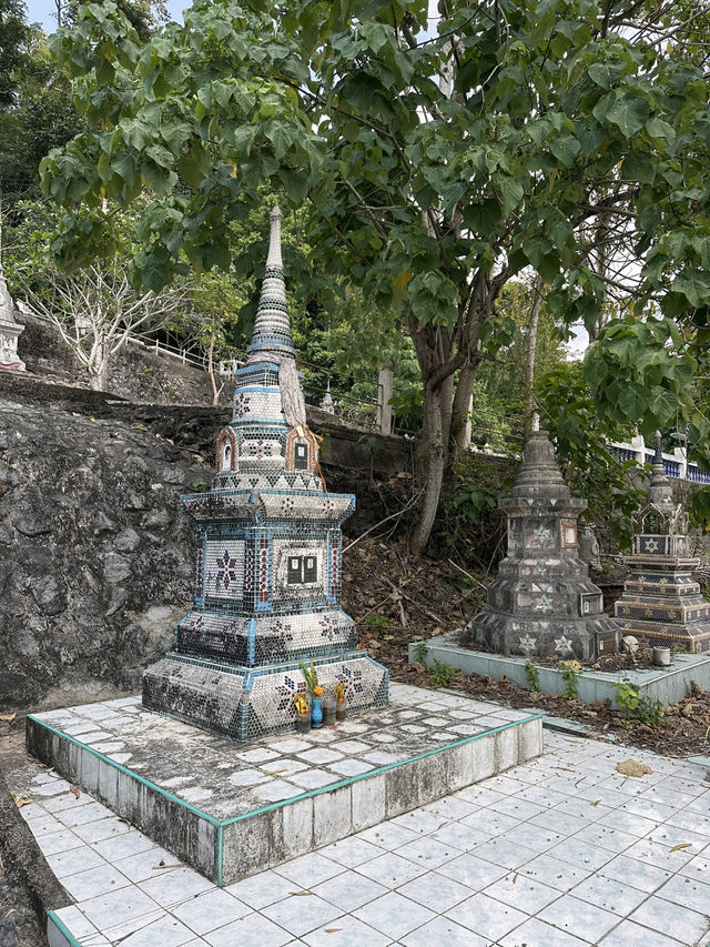 Old Buddhist Cemetery, and stunning view point in Chumpon