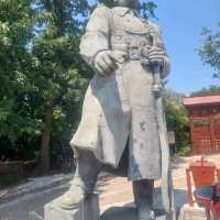 Enormous, huge, big statues near Pákozd