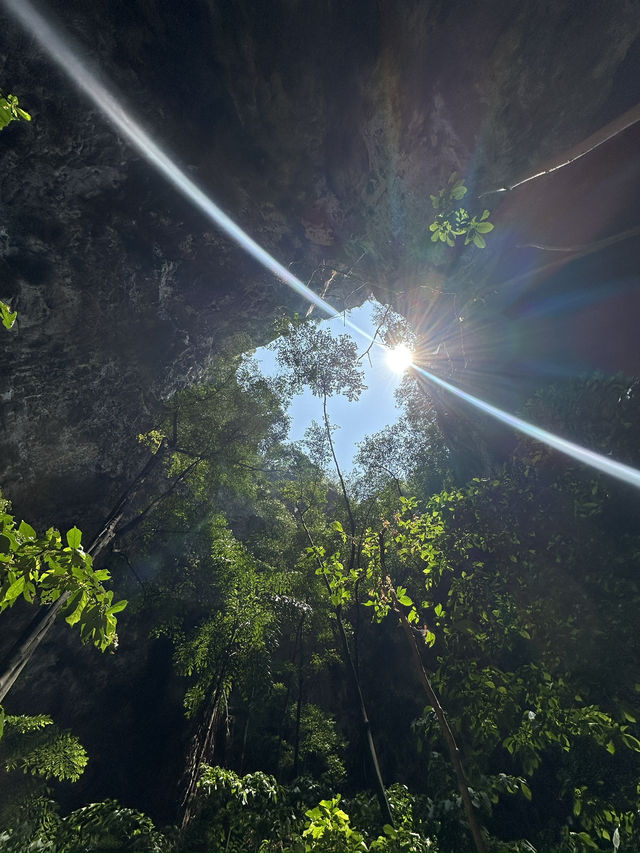 One of stunning caves in Thailand