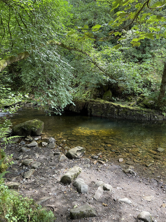 Waterfall Country In The Beautiful Brecon Beacons, A Natural Wonder Of Wales 