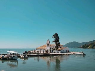 Corfu's Unique Islet Monastery