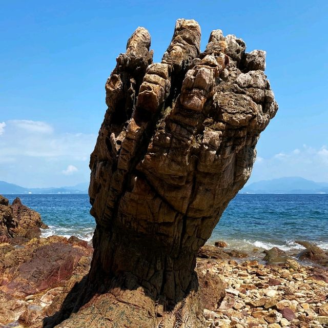 鬼手岩 一尖三咀四灣考牌 鬼手岩 一尖三咀四灣考牌