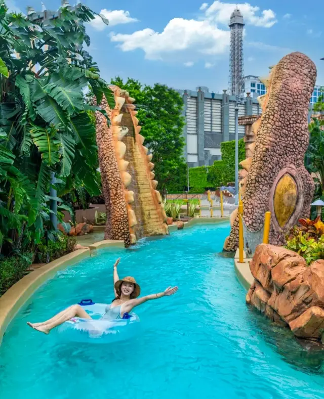 You must go to the super large water park in Macau for the National Day! Double the happiness