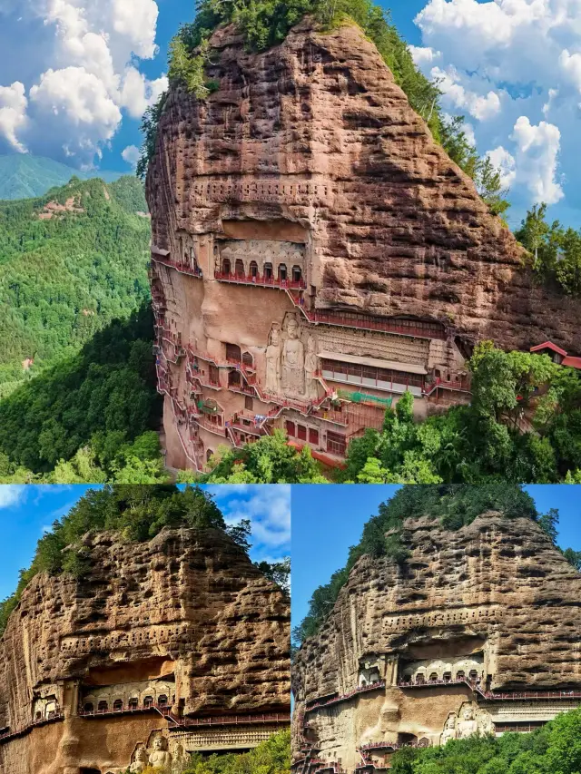 A glance at the thousand-year-old Maijishan Grottoes