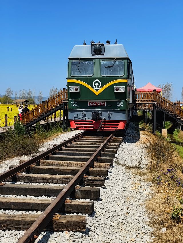 來沙堤村感受這趟開往春天的列車