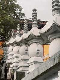 為了打卡這座古寺，特意來了趟維港灣。