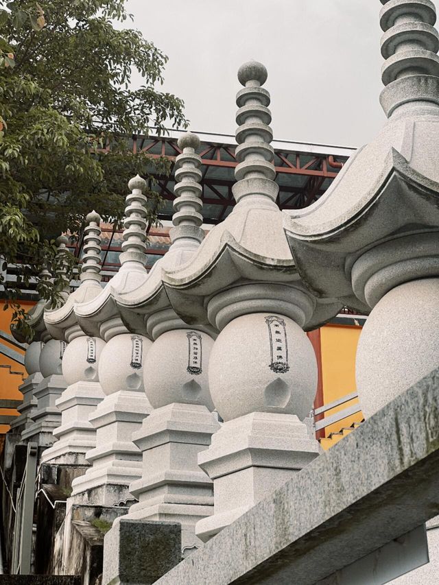 為了打卡這座古寺，特意來了趟維港灣。