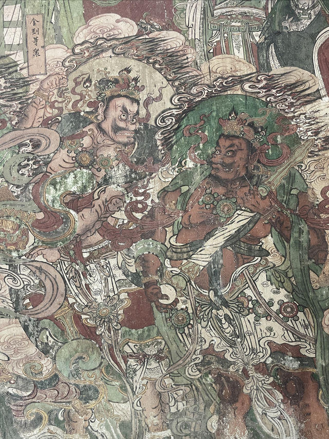 華棟壁繪 至者聳觀｜石家莊毗盧寺壁畫