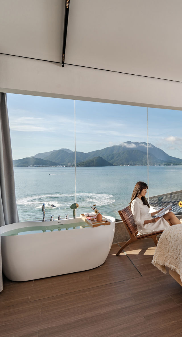 躺看海景！這家酒店已經是next level。