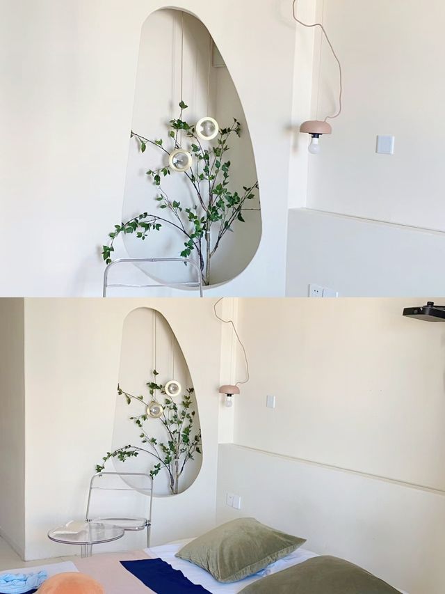 夢幻油畫青島海景奢華酒店。