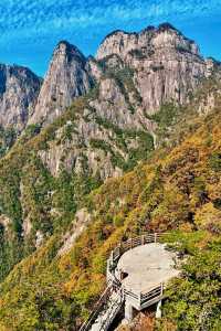 並非黃山！安徽這座山隱匿着一條絕美的賞秋路線。