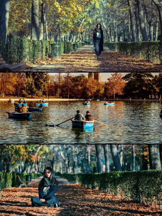 Don't leave Madrid until you've seen the autumn in Retiro Park. 