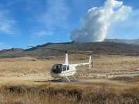 千萬要來阿蘇火山: 直升機 🚁！太震撼了