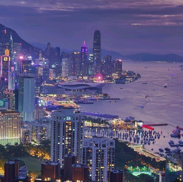 香港紅香爐峰⛰️|登頂看維港夜色🌇