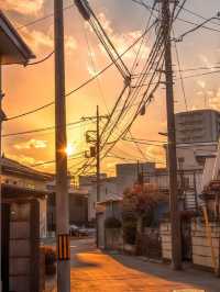 漫步東京的黃昏日落