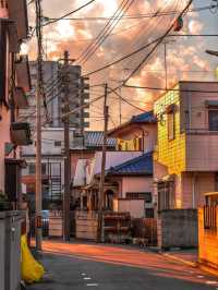 漫步東京的黃昏日落