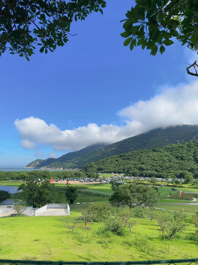 海浪大山、沙灘趕海、日出日落、草坪花海