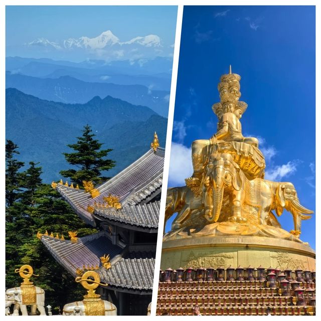 峨眉山超美,但真心不建議8月去,因為........... 峨眉山超美,但真心不建議8月去,因為...........