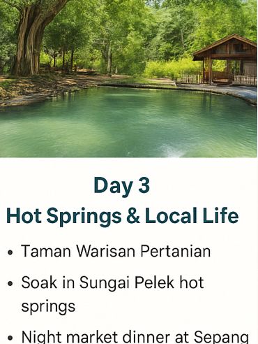 Hidden Gem of Malaysia 🇲🇾 — A 3-Day Sepang Getaway Beyond the Racetrack!"