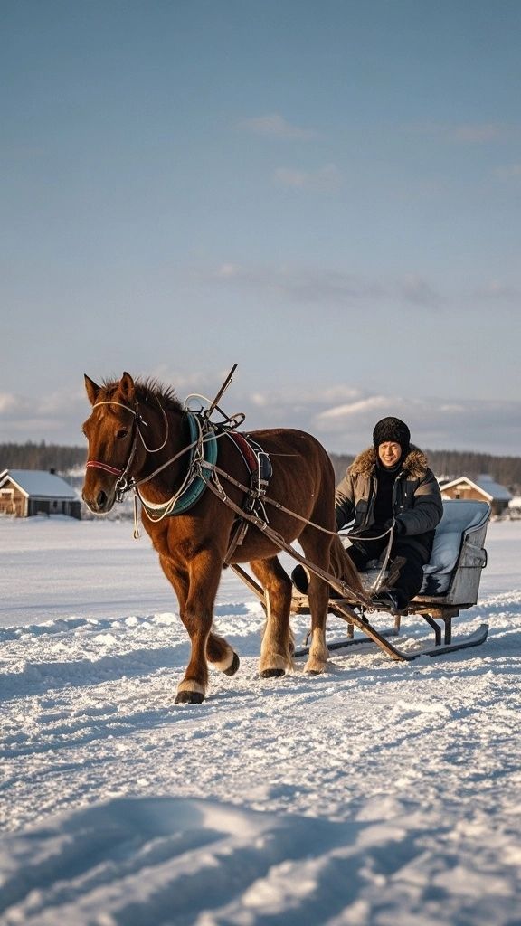 邂逅北極村極寒