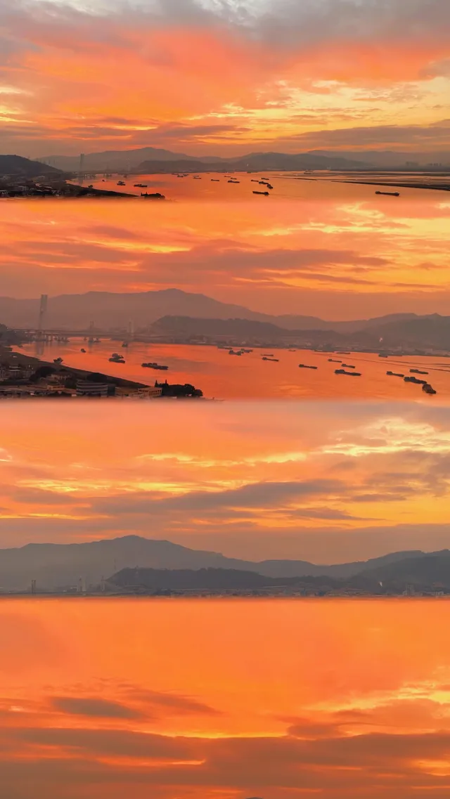 11.24福州實況 彩虹與朝霞的夢幻同框 11.24福州實況 彩虹與朝霞的夢幻同框