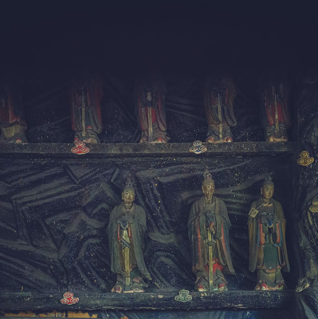 首次曝光，99%的人沒見過—明代道教全堂塑像