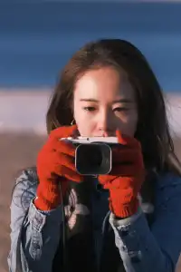 賽里木湖冬日限定粉色雪山