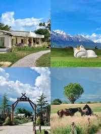 🏔️ 玉龍雪山腳下絕美🏔免費拍照打卡的牧場!