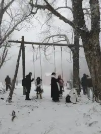 遺憾地錯過了天池,卻遇上了落日雪嶺!