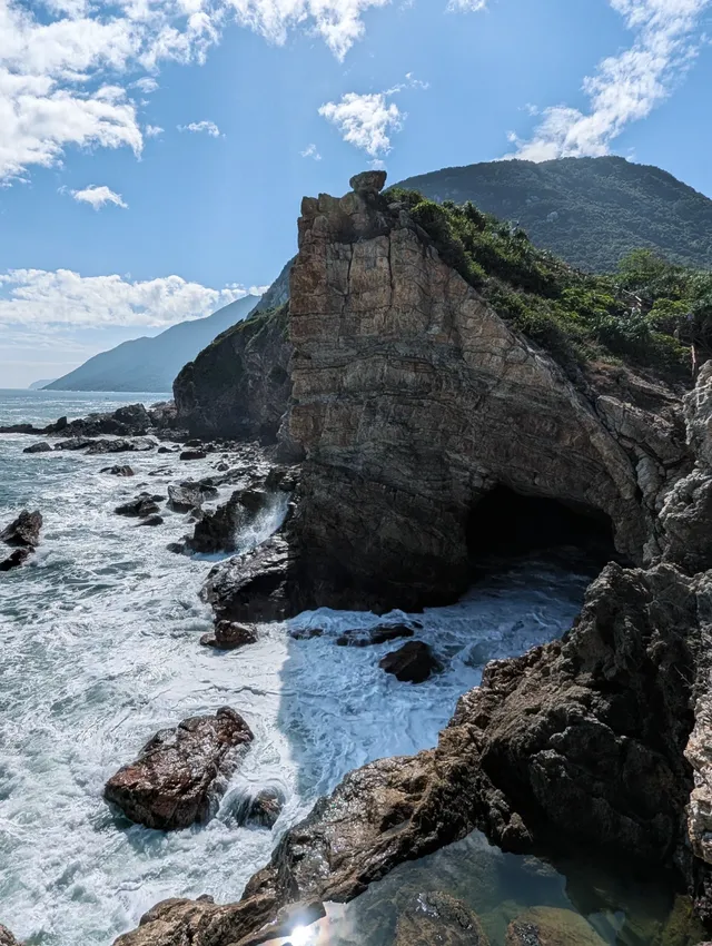 深圳竟然有這種玻璃海大鵬半島