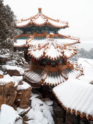 Snow falls in December, and Beijing accidentally turns into Beiping