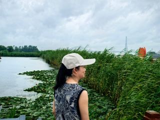 Typhoon day at Taixing Hongqiao to see Changtai Bridge