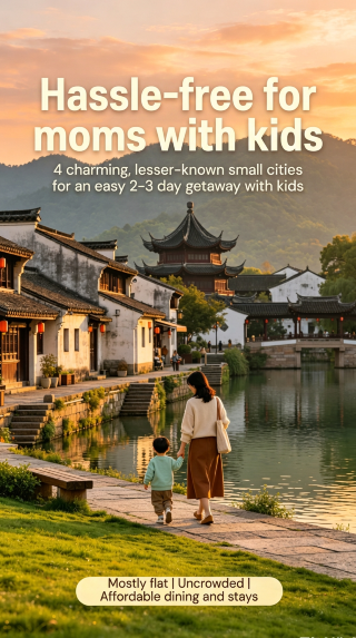 4 Niche, Gentle Small Cities for Effortless Family Travel! 2–3 Days of Easy Family Vacation