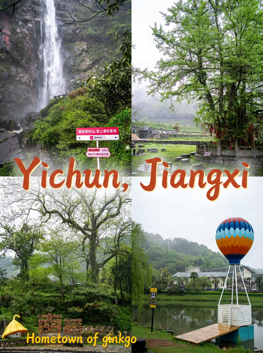 2-Day Yichun Getaway | Hiking, waterfalls, hot springs, and ancient temples all in one trip