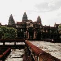 Angkor Wat sunrise without the sun.