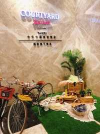 台北｜🌳🍽️綠色景觀住宿📍 Courtyard by Marriott Taipei 台北六福萬怡酒店