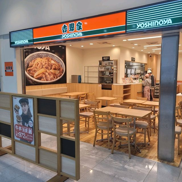 일본여행 후쿠오카 공항 맛집 요시노야 