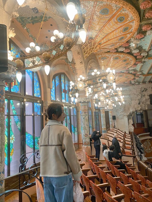 巴塞隆拿🇪🇸絕美小眾景點「加泰羅尼亞音樂宮」