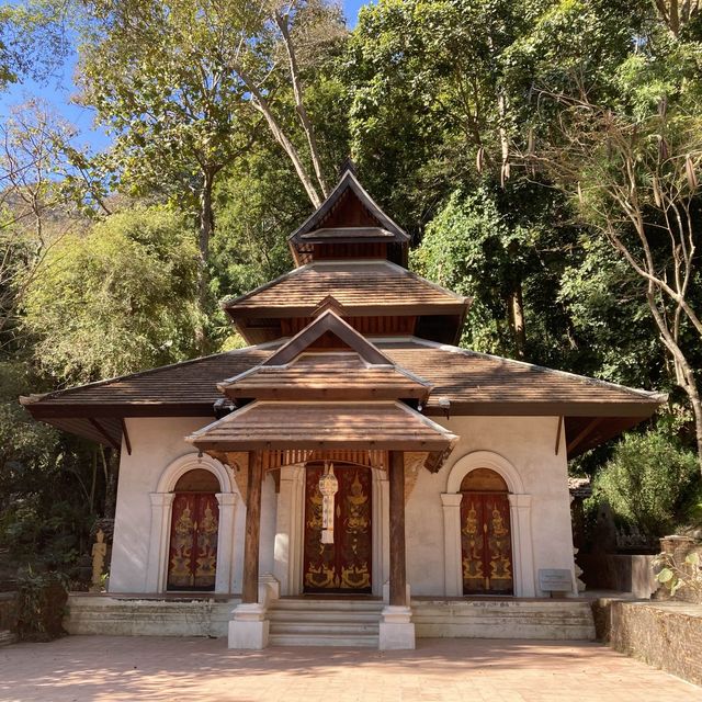 นั่งสมาธิธรรมชาติบำบัด ที่วัดผาลาด