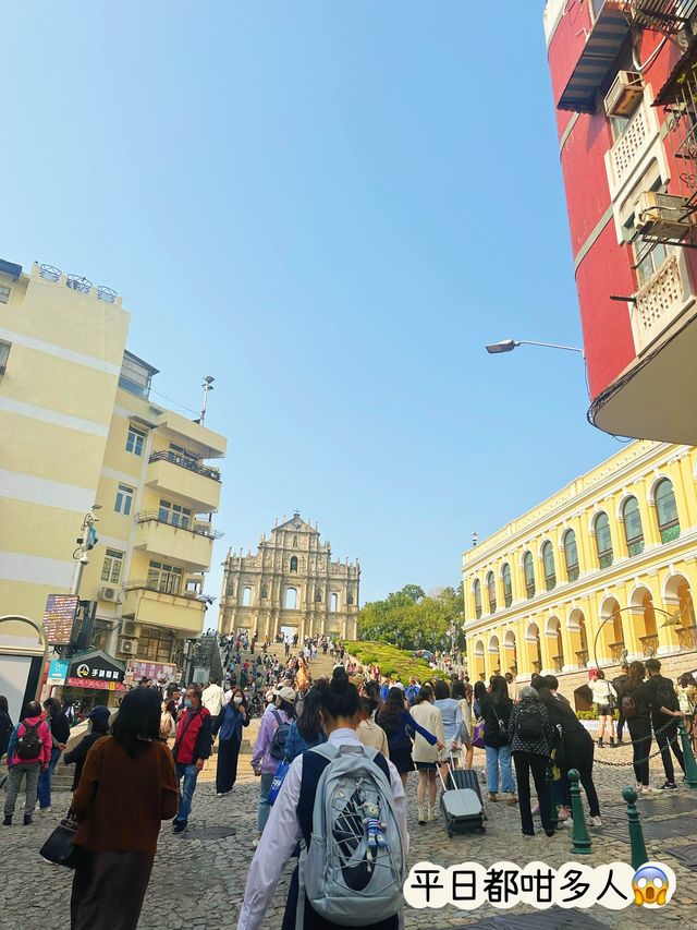 ⭐️澳門標誌性旅遊景點～大三巴牌坊 