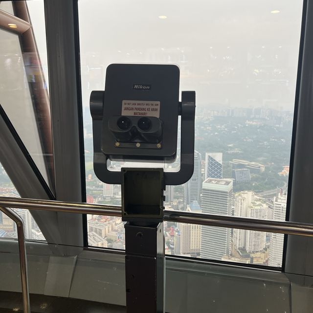 Breathtaking view of KL city