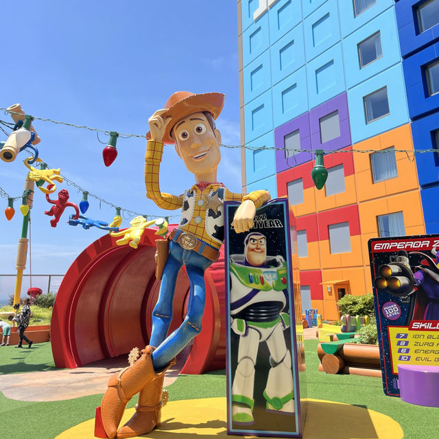 「東京迪士尼玩具總動員酒店：進入左胡迪巴斯世界🥹