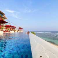 Nice beach club of Bali