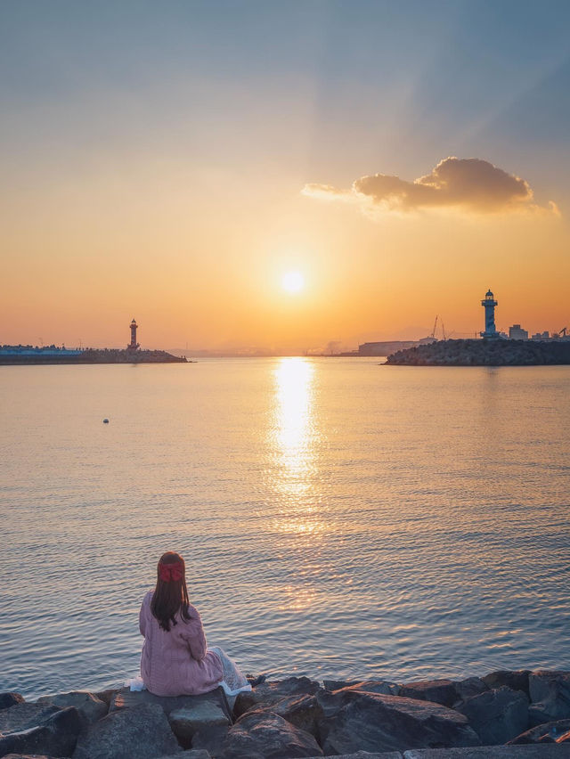 노을이 너무 아름다운 슬도마실은 여기🧡