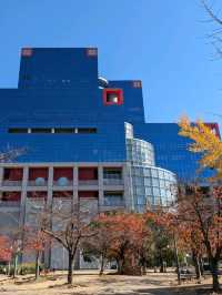 梅田、北区の 扇町公園 は広大な敷地内に、プール、ジム、何よりも関西テレビのビルが超オシャレ！キッズプラザも有る！