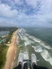 Above the Sri Lankan clouds