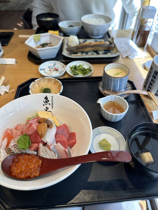 新鮮な海鮮定食を福岡で食す！