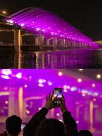 Banpo Bridge ไปดูโชว์น้ำพุสายรุ้งแห่งโซลกัน 🌈