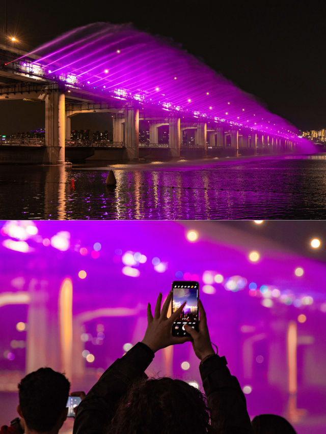 Banpo Bridge ไปดูโชว์น้ำพุสายรุ้งแห่งโซลกัน 🌈