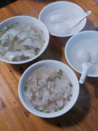 上海朱家角，湯圓好難吃！